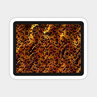 For the Love of Leopard Magnet