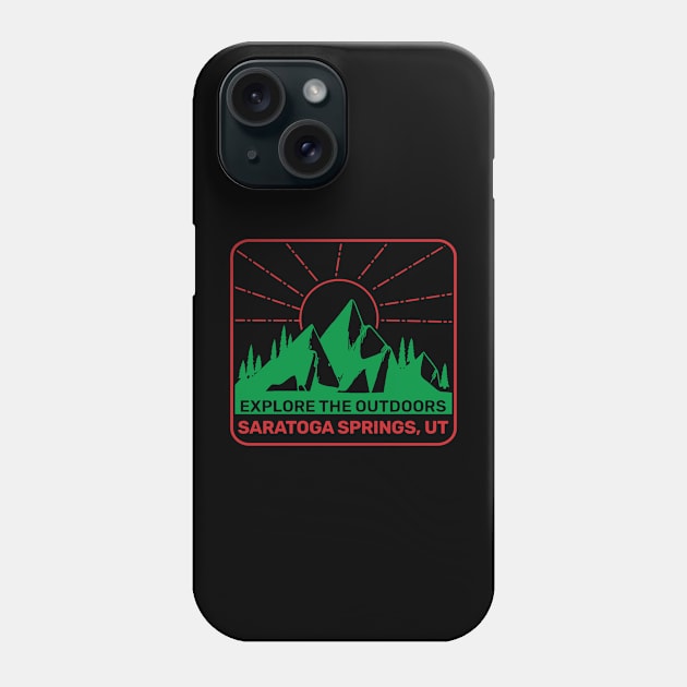 Saratoga Springs Utah - Explore The Outdoors Phone Case by denkanysti