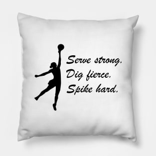 Volleyball Player Designer Shirt Pillow