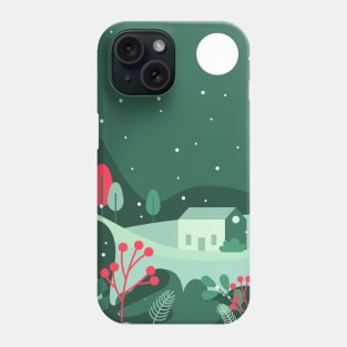 Snow landscape Phone Case