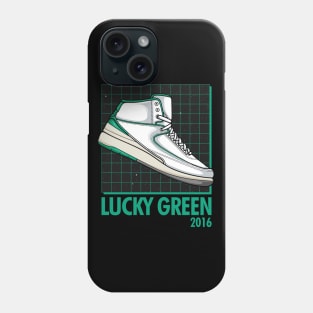 AJ 2 Retro Lucky Green Sneaker Phone Case