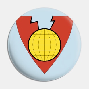 CAPTAIN PLANET SHIELD Pin