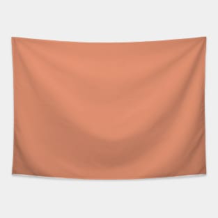 Designer Color of the Day - Shell Coral Peach Orange Solid Color Tapestry