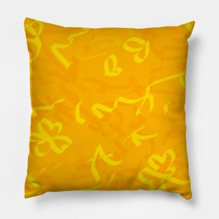 Sunset Yellow Pillow