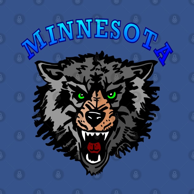 Minnesota Timberwolf by Bosko Art Designs