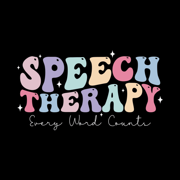 Speech Therapy Retro Therapist SLP by unaffectedmoor