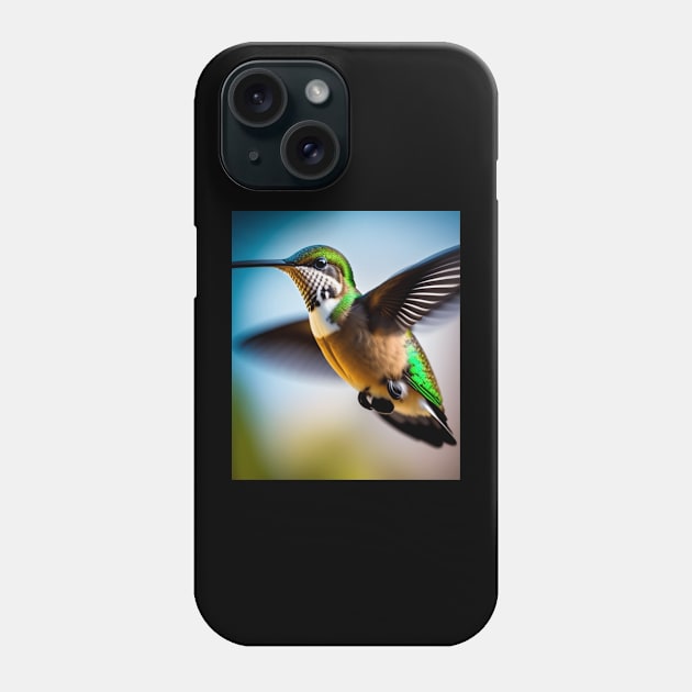 Typhoon Hummingbird Flying Storm Phone Case by Hummingbird Flying