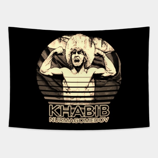 Khabib brown Tapestry by The Rocket Podcast