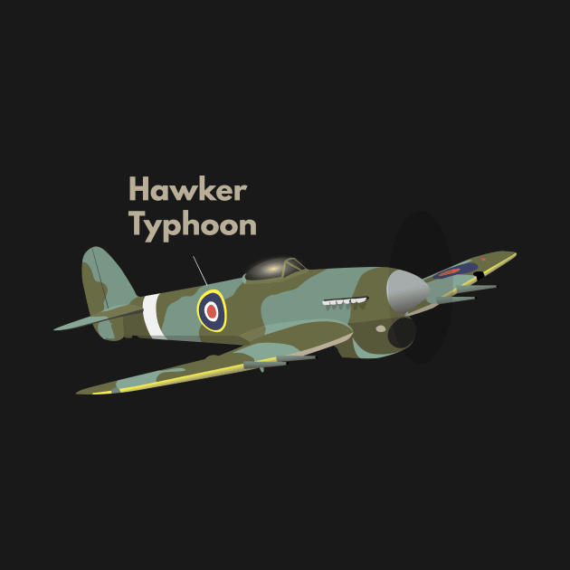 Hawker Typhoon British WW2 Airplane by NorseTech