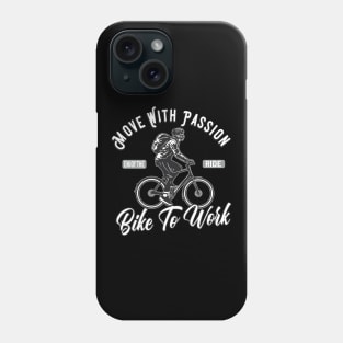 Bike to Work Cyclist Phone Case