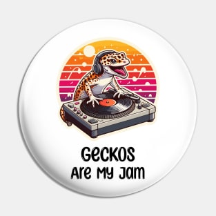 Gecko DJ Music Pin