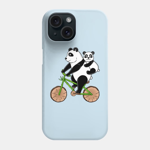 Animals bicycle Phone Case by coffeeman