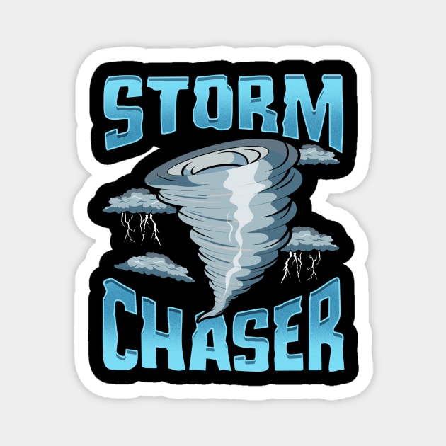 Cute Storm Chaser Severe Weather Tornado Obsessed Magnet by theperfectpresents