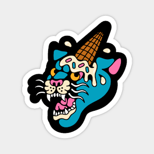 Panther ice cream Magnet