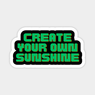 Create Your Own Sunshine Magnet