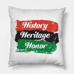 History Heritage Honor Pillow