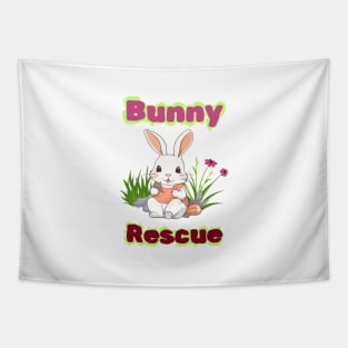 Bunny rescue Tapestry