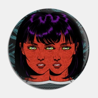 Mystic Fusion-Retro Comic Horror Pin