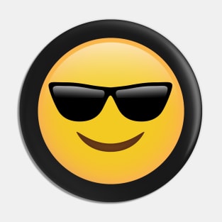 Sunglasses Emoji Pin