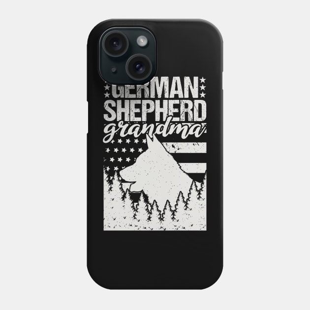 German Shepherd Grandma Phone Case by Tesszero