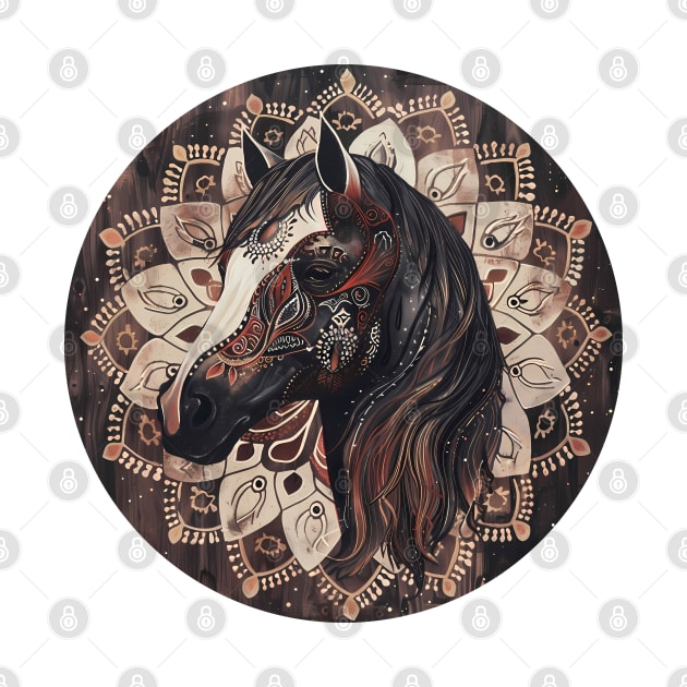 Mandala - Horse by aleibanez