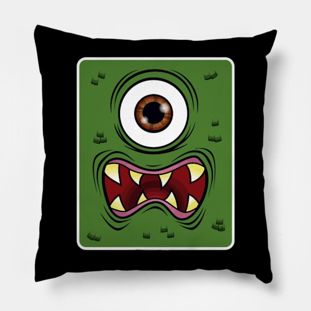 One eye Monster Pillow by tzolotov