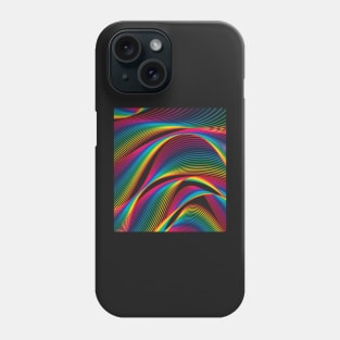 Multicolor Lines Phone Case