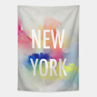 New York watercolour minimal Tapestry