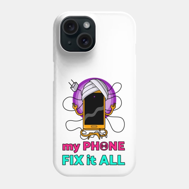 MY PHONE FIX it ALL Phone Case by elsa-HD