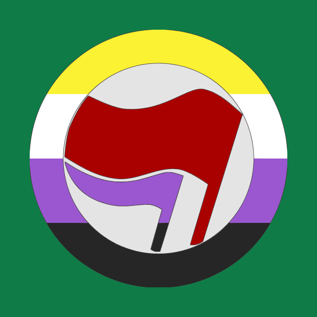 Nonbinary Antifascist Action by dikleyt