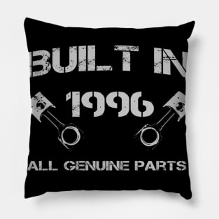 Built in 1996 Car fanatics 24th Birthday Gift idea Pillow