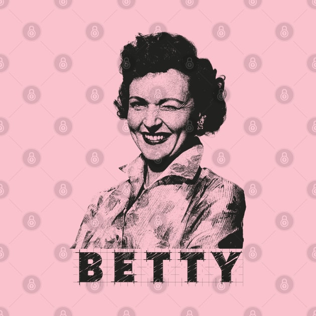 Betty white smile by zonkoxxx