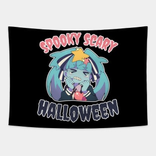 Spooky Scary Hallwoeen Tapestry