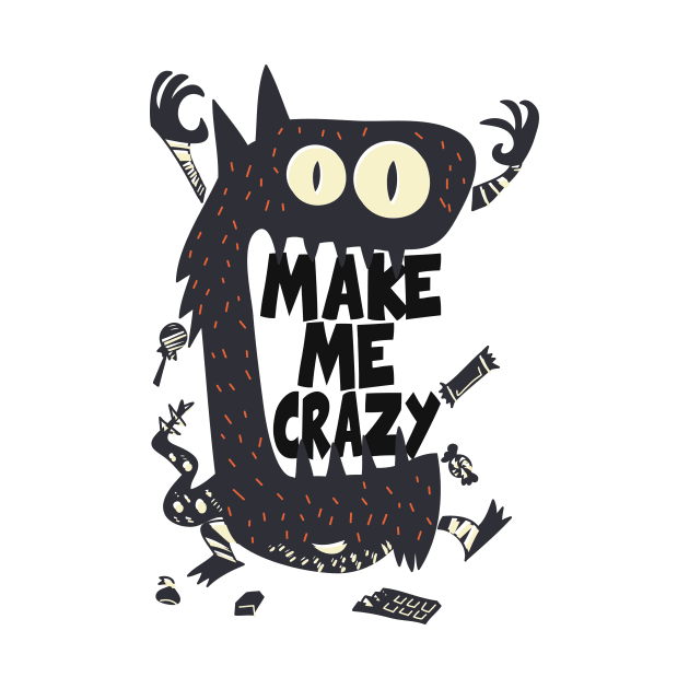 Crazy cat by D3monic