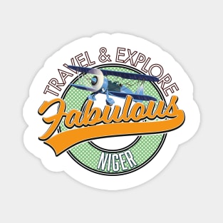 travel explore fabulous Niger logo Magnet