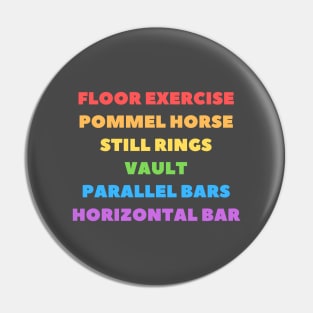 MAG events rainbow Pin