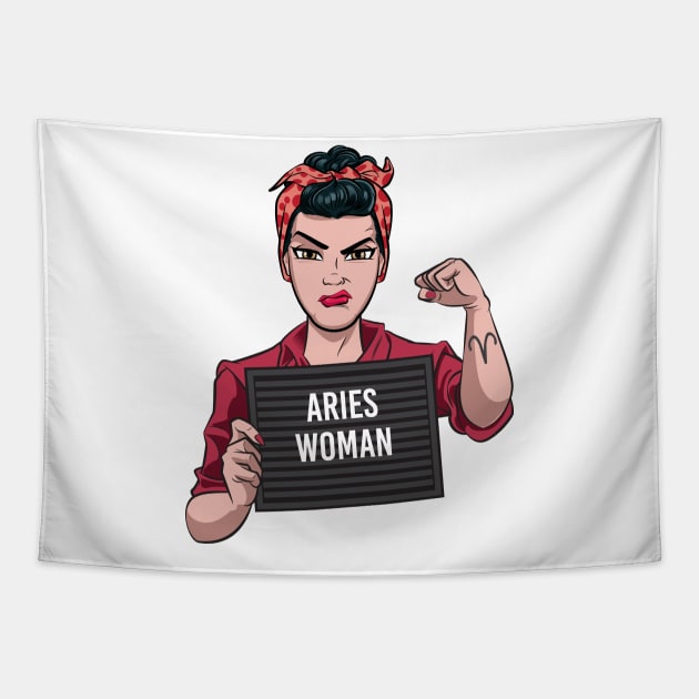 Aries Woman Tapestry by Surta Comigo