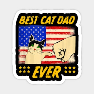 Best Cat Dad Ever Cat Daddy Father Day Magnet