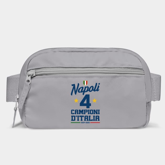 Napoli Campione D'Italia 2025 Celebrativa Quarti Campioni 4 scudetto Celebration by Tshirtiz