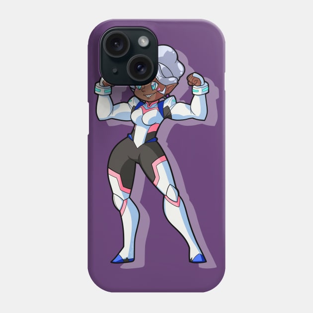 Super Strong Space Mom Phone Case by PandemiDoodles