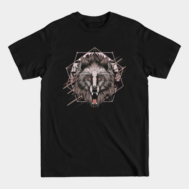 Lone Fearless Wolf - Lone Wolf - T-Shirt