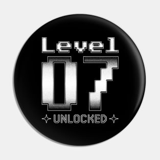 Level 07 Unlocked Pin