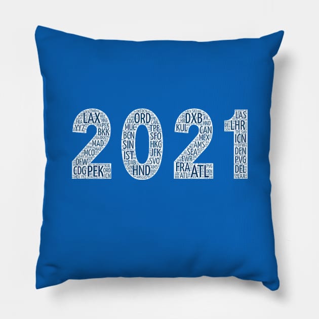 2021 World Airports | Gift Pillow by ProPlaneSpotter