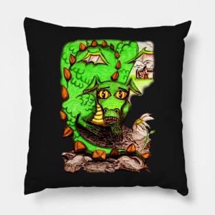 D is for Dragon Pillow