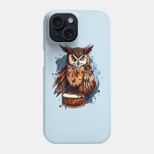 Owl And Drum Phone Case