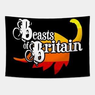 Beasts of Britain (Nessie Logo, Orange) Tapestry