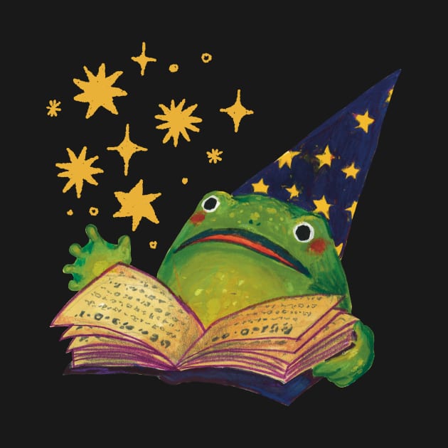 Wizard Frog by Hannah Flanagan Art