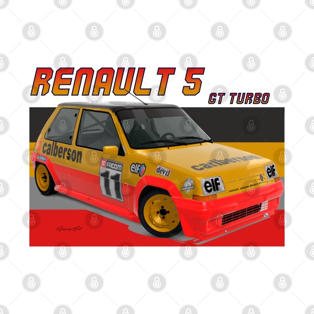 Renault 5 GT Turbo by PjesusArt