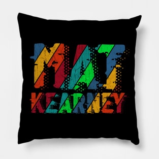 vintage color Mat Kearney Pillow