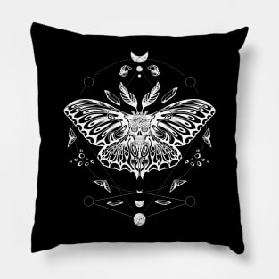 Death Moth Dark Mythology Pillow